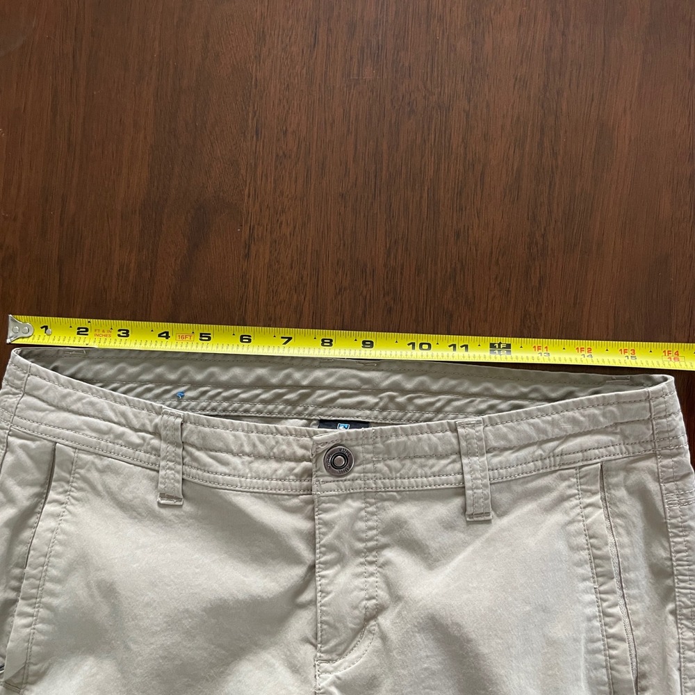 Kuhl Splash Roll-Up Pants Womens 8 Reg‎ Tan Hiking Utility Gorpcore - Picture 6 of 14